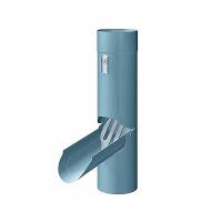 Клапан для сбора дождевой воды со съемной сеткой, d-100 мм, Серо-голубой, RHEINZINK