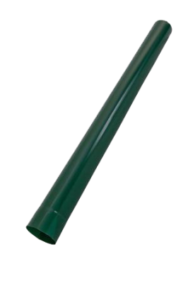 Детальное фото труба водосточная, сталь, d-90 мм, зеленый, l-3 м, aquasystem